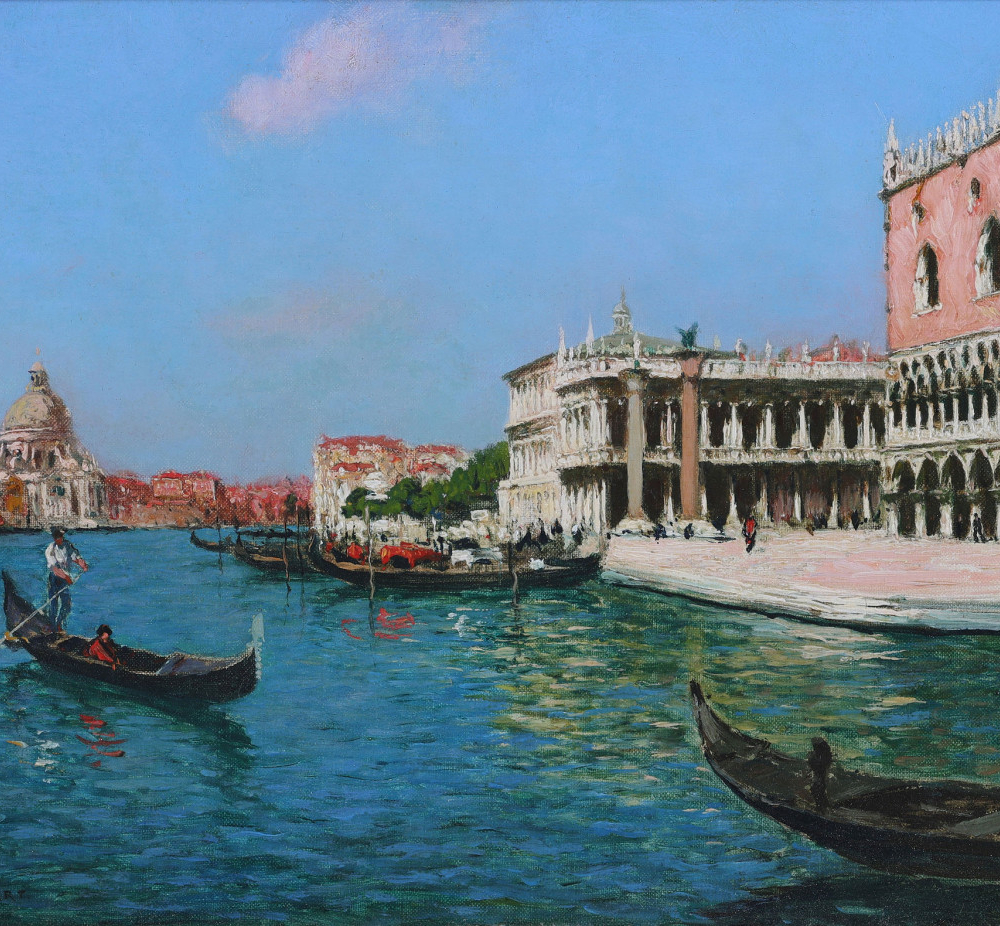 Gaston Hippolyte Ambroise Boucart painting of Venice buy European art online dealer