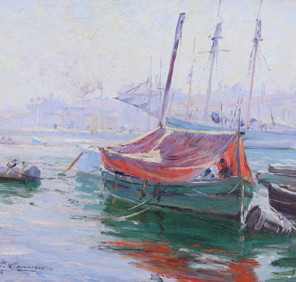 Adolphe Gaussen painting buy impressionist european marine art online