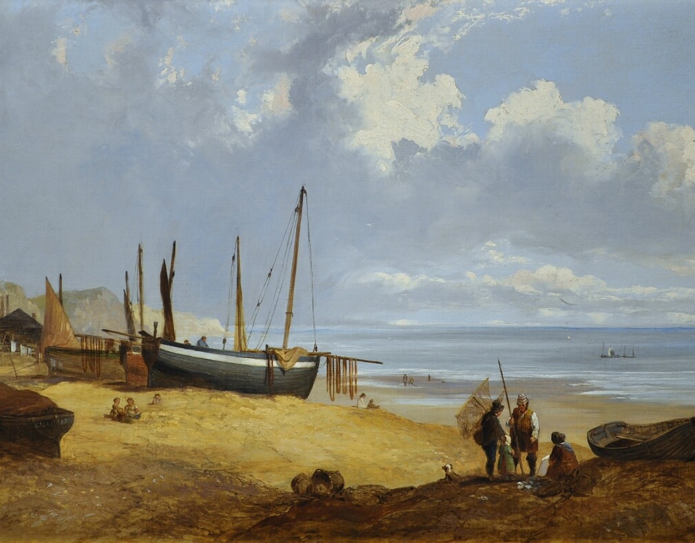 James Edwin Meadows A beach scene buy Victorian art online