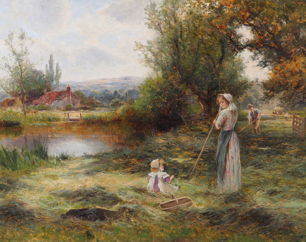 Ernest Walbourne landscape painting buy Victorian art online